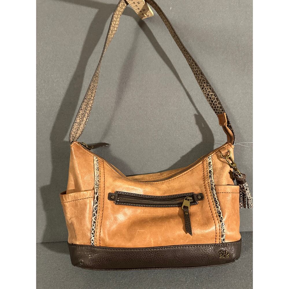 The Sak brown leather shoulder bag